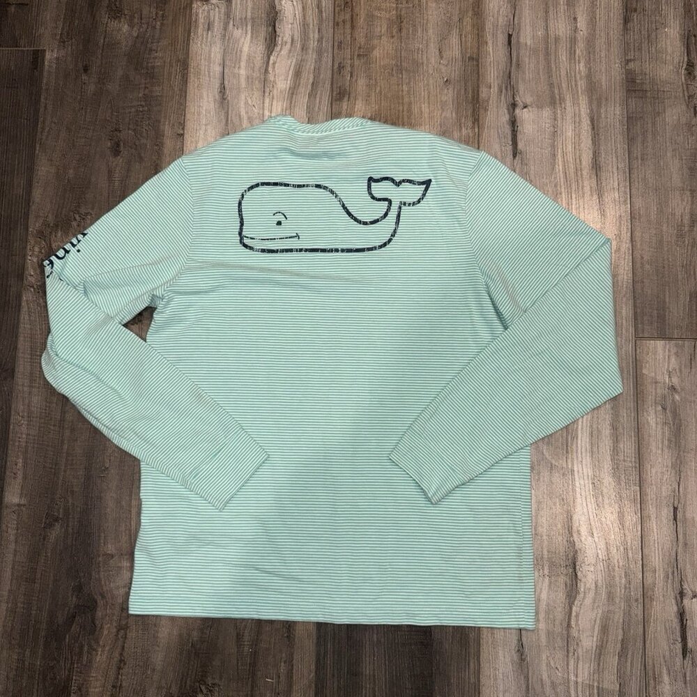 Vineyard Vines T Shirt XL Edgartown Long Sleeve Striped - Picture 2 of 5